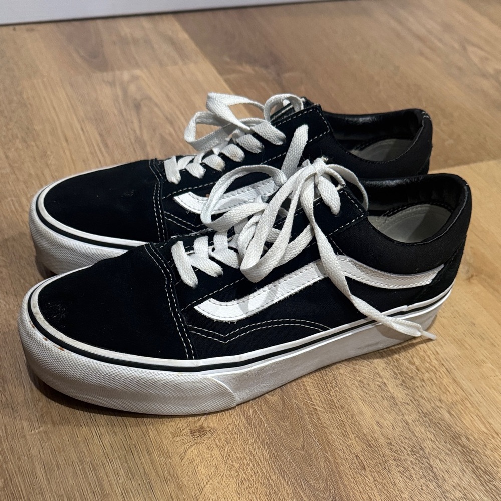 Vans Black and White Women's Sneakers